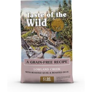 imageTaste Of The Wild Canyon River GrainFree Dry Cat Food With Trout ampamp SmokeFlavored Salmon 14lb Pack of 1GrainFree Roasted Quail  Roasted Duck