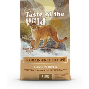 imageTaste Of The Wild Canyon River GrainFree Dry Cat Food With Trout ampamp SmokeFlavored Salmon 14lb Pack of 1GrainFree Trout  SmokeFlavored Salmon
