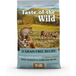imageTaste of the Wild Appalachian Valley Small Breed GrainFree Recipe with Roasted Venison Dry Adult Dog Food Made with High Protein from Real Venison 28lb28 Pound Pack of 1