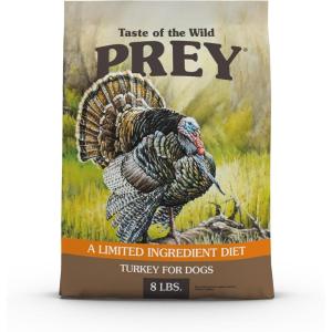 imageTaste of the Wild PREY Real Meat High Protein Angus Beef Limited Ingredient Dry Dog Food GrainFree Recipe Made with Real PastureRaised Beef and Probiotics for All Life Stages 25lbTurkey
