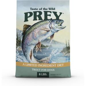 imageTaste of the Wild PREY Real Meat High Protein Angus Beef Limited Ingredient Dry Dog Food GrainFree Recipe Made with Real PastureRaised Beef and Probiotics for All Life Stages 25lbTrout